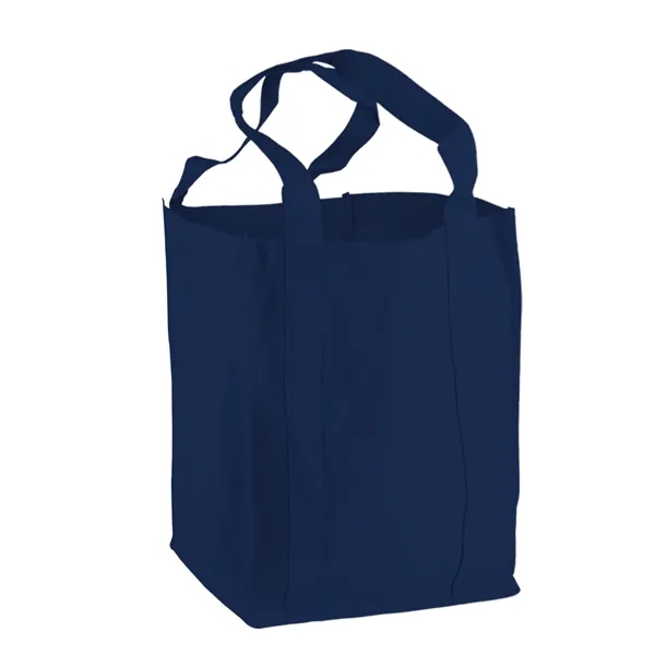 Non-woven polypropylene grocery tote bag, 12" wide, 14" H, and 8"... from ASI 40480 Koozie Group