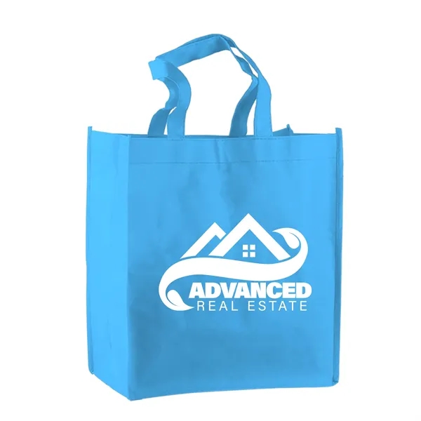Non-woven polypropylene tote bag, 13" x 13" with a 18" handles.... from ASI 40480 Koozie Group