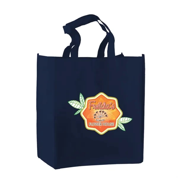 Non-woven polypropylene tote bag, 13" x 13" with a 18" handles.... from ASI 40480 Koozie Group
