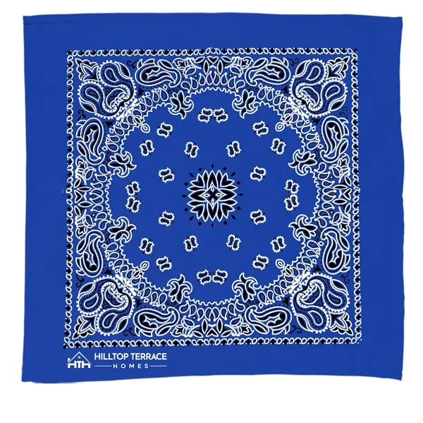 Garyline® 22" Bandana with Stock Paisley Pattern... from ASI 40480 Koozie Group
