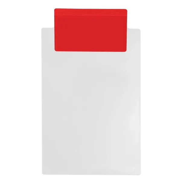 Memo clipboard, holds standard 5 1/2" x 8 1/2" writing pad.... from ASI 40480 Koozie Group