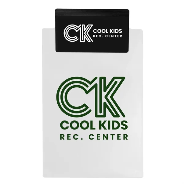 Memo clipboard, holds standard 5 1/2" x 8 1/2" writing pad.... from ASI 40480 Koozie Group