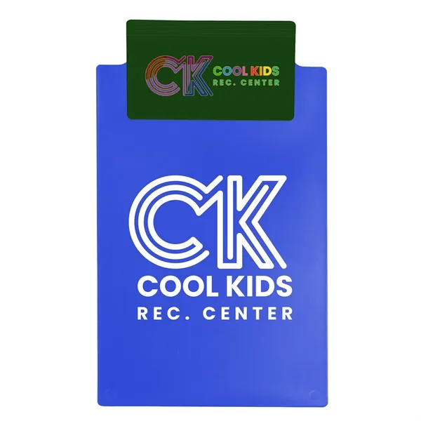 Memo clipboard, holds standard 5 1/2" x 8 1/2" writing pad.... from ASI 40480 Koozie Group