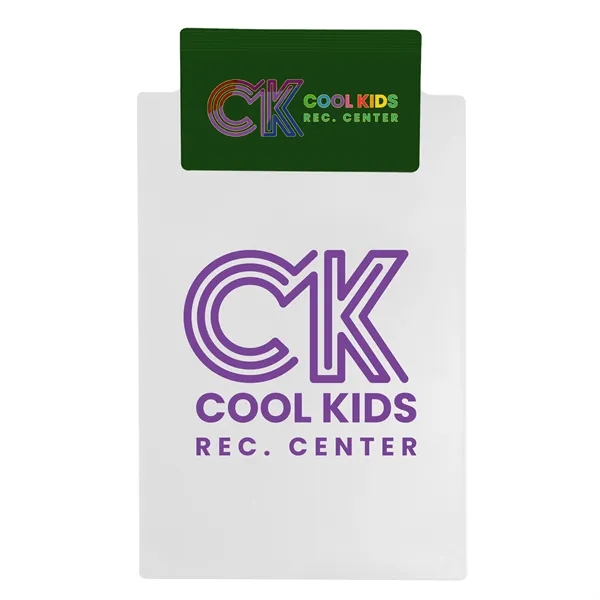 Memo clipboard, holds standard 5 1/2" x 8 1/2" writing pad.... from ASI 40480 Koozie Group