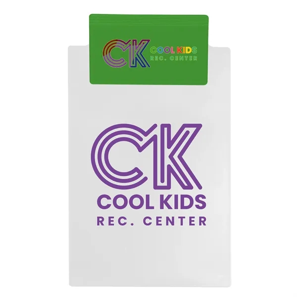 Memo clipboard, holds standard 5 1/2" x 8 1/2" writing pad.... from ASI 40480 Koozie Group