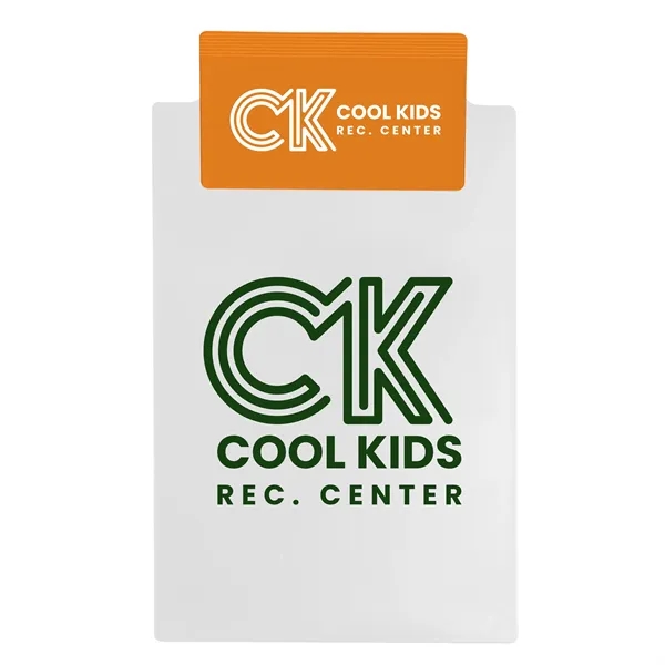 Memo clipboard, holds standard 5 1/2" x 8 1/2" writing pad.... from ASI 40480 Koozie Group