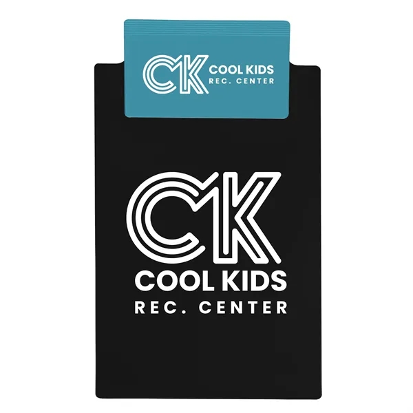 Memo clipboard, holds standard 5 1/2" x 8 1/2" writing pad.... from ASI 40480 Koozie Group