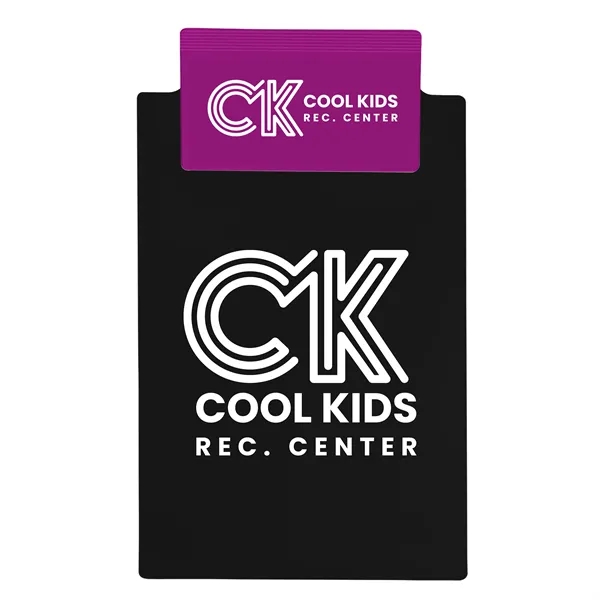 Memo clipboard, holds standard 5 1/2" x 8 1/2" writing pad.... from ASI 40480 Koozie Group