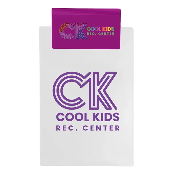 Memo clipboard, holds standard 5 1/2" x 8 1/2" writing pad.... from ASI 40480 Koozie Group