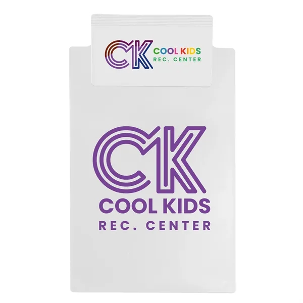 Memo clipboard, holds standard 5 1/2" x 8 1/2" writing pad.... from ASI 40480 Koozie Group