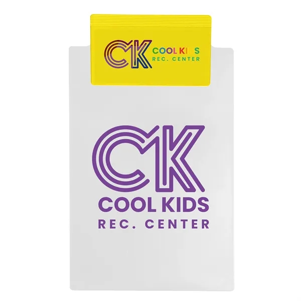 Memo clipboard, holds standard 5 1/2" x 8 1/2" writing pad.... from ASI 40480 Koozie Group