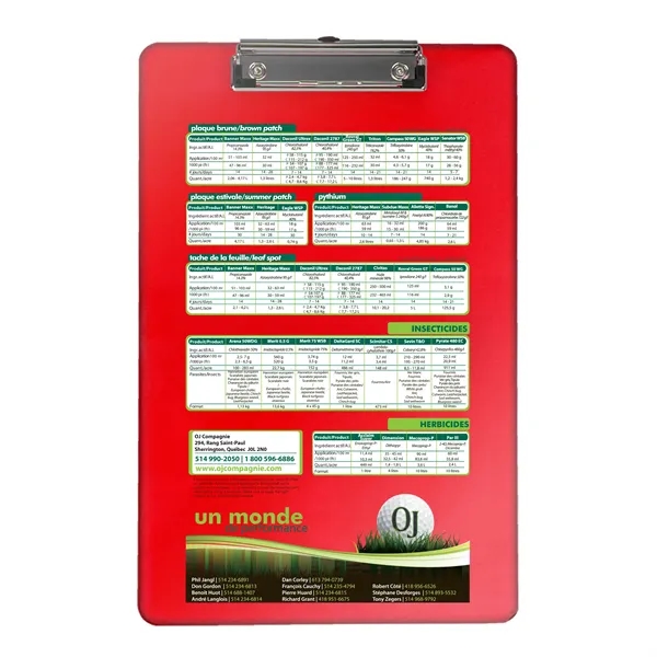 Low profile legal clipboard with sturdy metal clip, holds legal pad.... from ASI 40480 Koozie Group