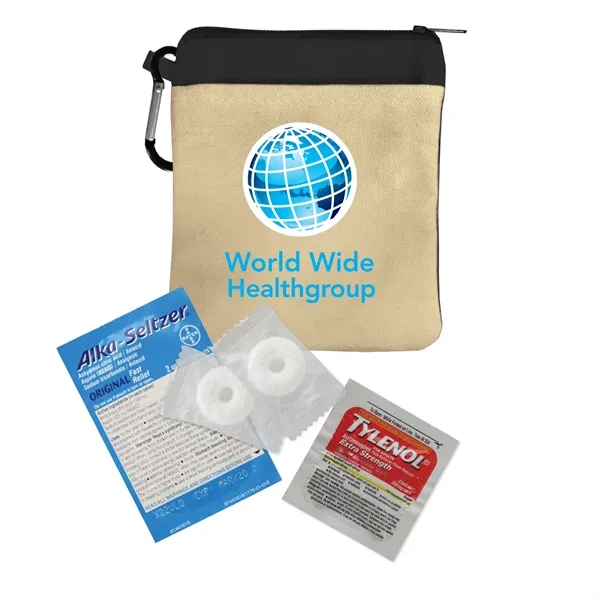 New Recovery Canvas Zipper Tote Kit. Everything You Need After a... from ASI 40480 Koozie Group
