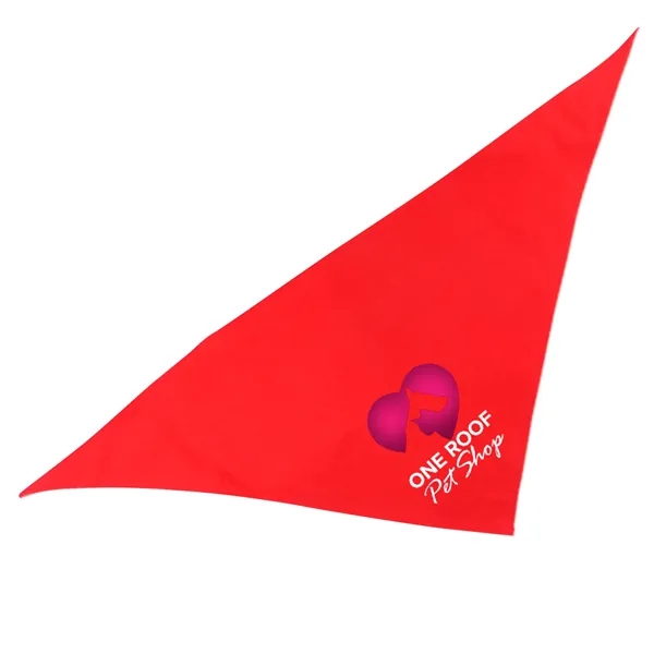 100% Cotton Triangle Bandana. Multi-purpose Bandana. Works Well As a Face... from ASI 40480 Koozie Group