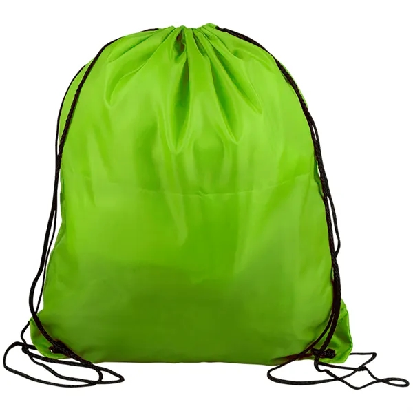 Drawstring back pack bag made of 210 Denier polyester fabric.... from ASI 40480 Koozie Group