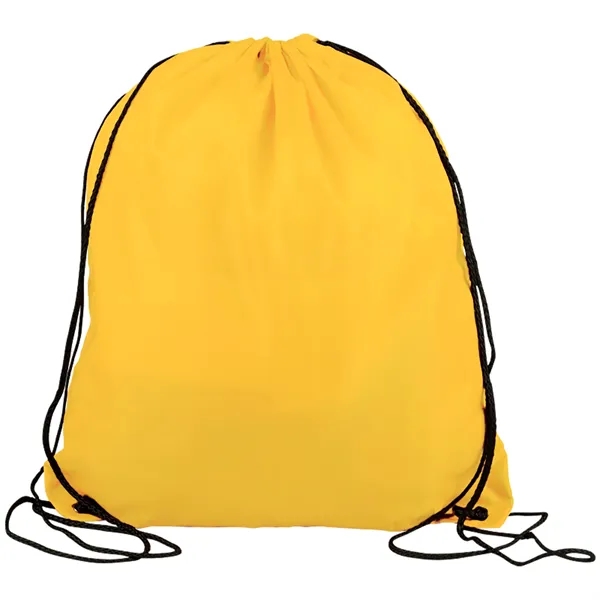 Drawstring back pack bag made of 210 Denier polyester fabric.... from ASI 40480 Koozie Group