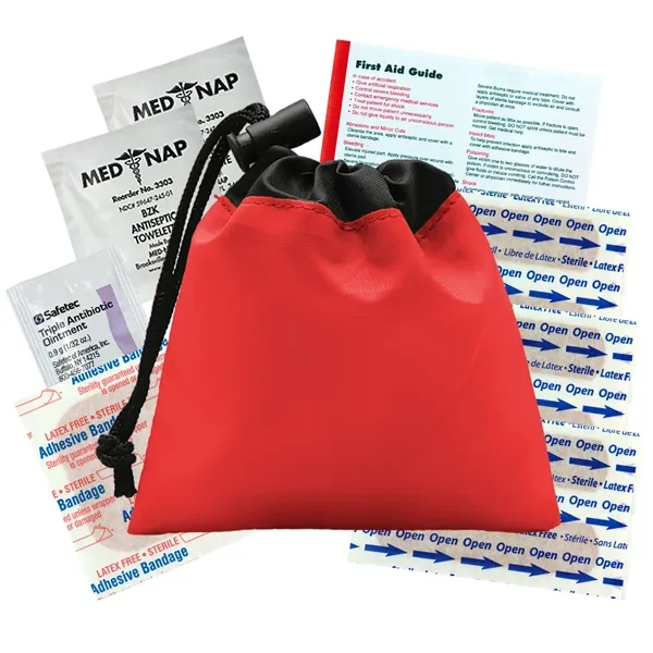 Drawstring First Aid... from ASI 40480 Koozie Group