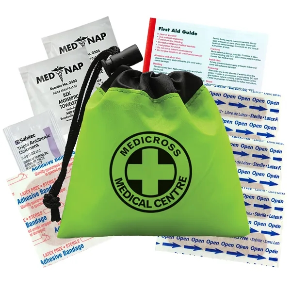 Drawstring First Aid... from ASI 40480 Koozie Group