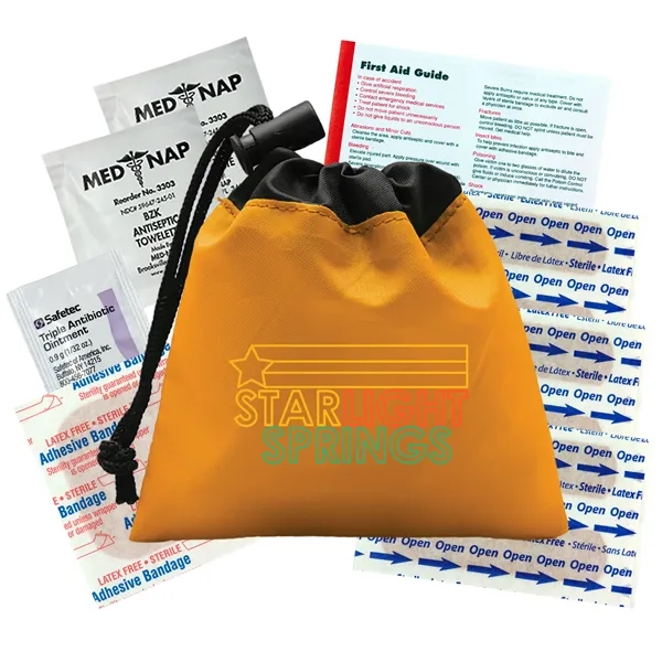 Drawstring First Aid... from ASI 40480 Koozie Group