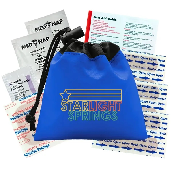Drawstring First Aid... from ASI 40480 Koozie Group