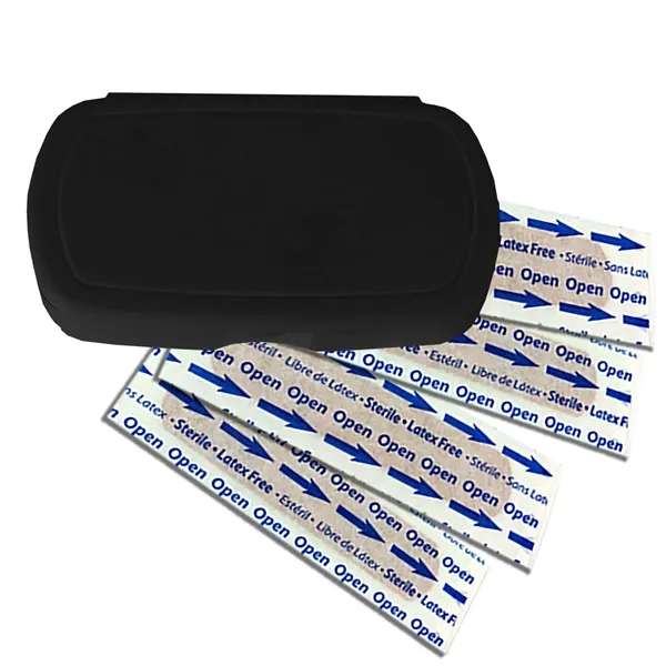 First aid kit. Oval shape, pocket size, elegant details.... from ASI 40480 Koozie Group