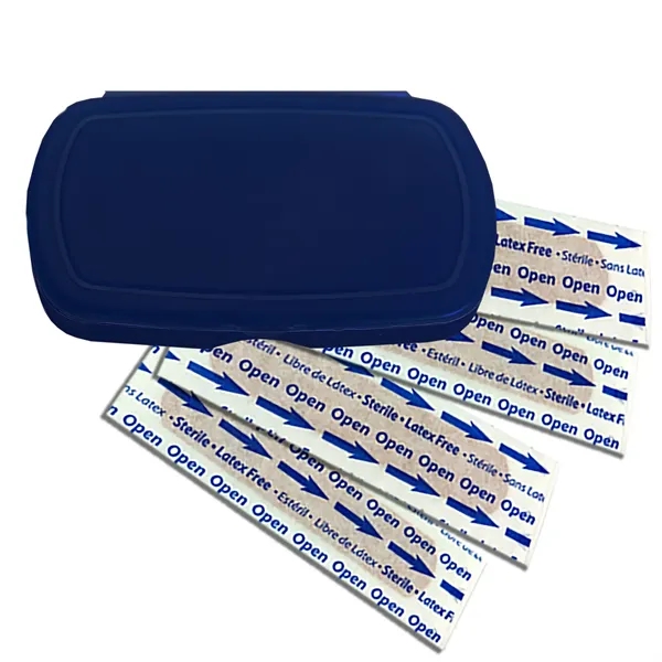 First aid kit. Oval shape, pocket size, elegant details.... from ASI 40480 Koozie Group