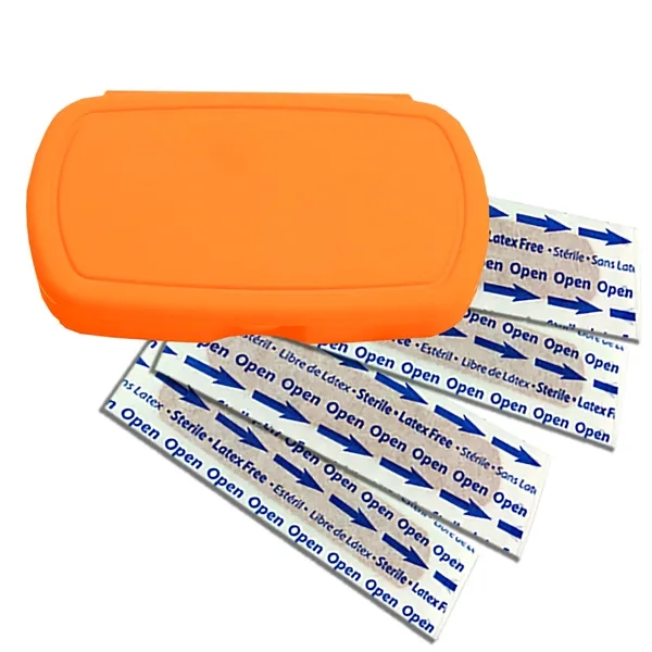 First aid kit. Oval shape, pocket size, elegant details.... from ASI 40480 Koozie Group
