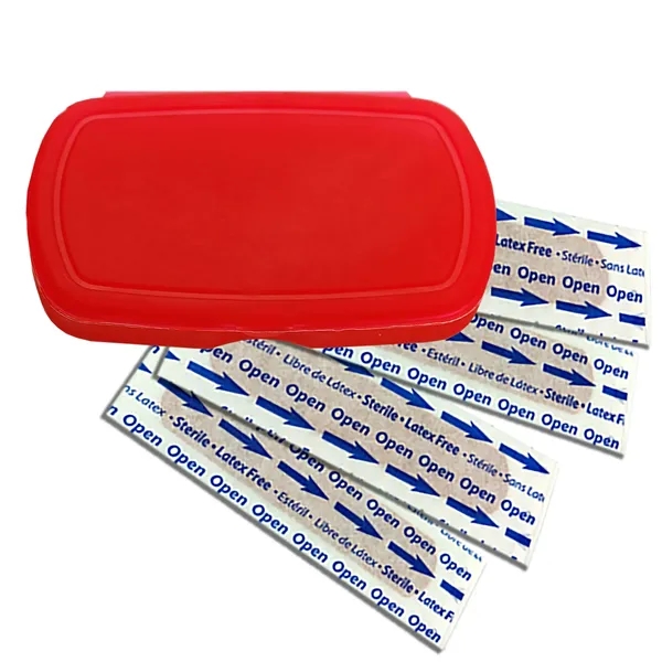 First aid kit. Oval shape, pocket size, elegant details.... from ASI 40480 Koozie Group