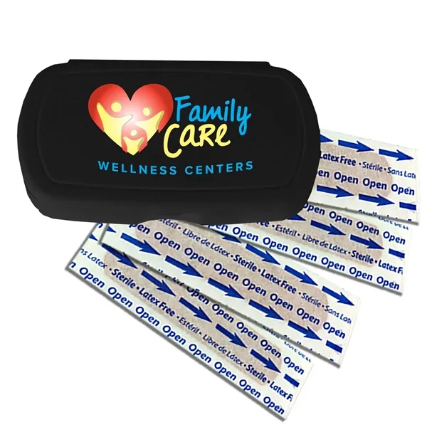 First aid kit. Oval shape, pocket size, elegant details.... from ASI 40480 Koozie Group