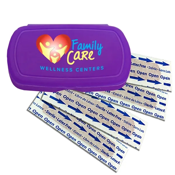 First aid kit. Oval shape, pocket size, elegant details.... from ASI 40480 Koozie Group