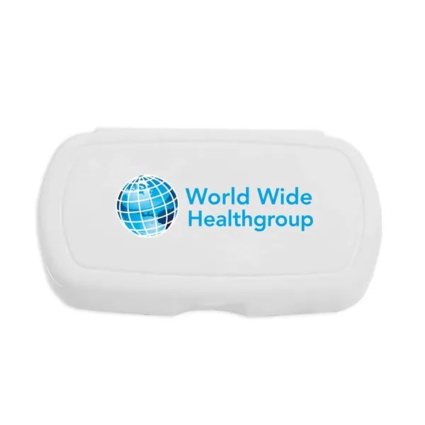 Multi-purpose Oval design living hinge box. Fits Easily Into Backpacks, Purses,... from ASI 40480 Koozie Group