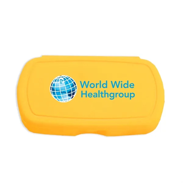 Multi-purpose Oval design living hinge box. Fits Easily Into Backpacks, Purses,... from ASI 40480 Koozie Group