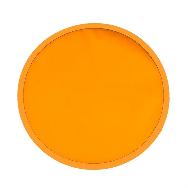 Ten inch 190T polyester fabric folding flyer/hand fan with black trim... from ASI 40480 Koozie Group