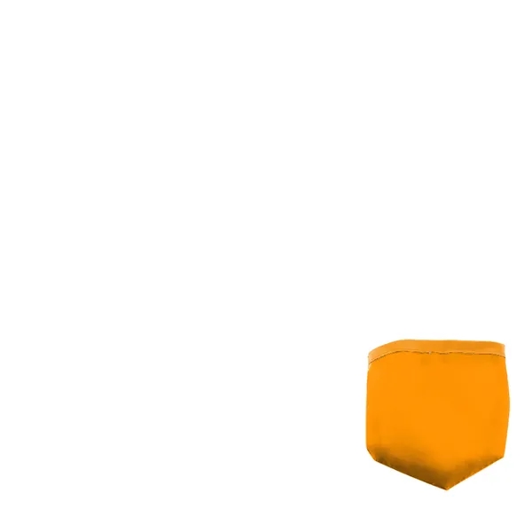 Ten inch 190T polyester fabric folding flyer/hand fan with black trim... from ASI 40480 Koozie Group