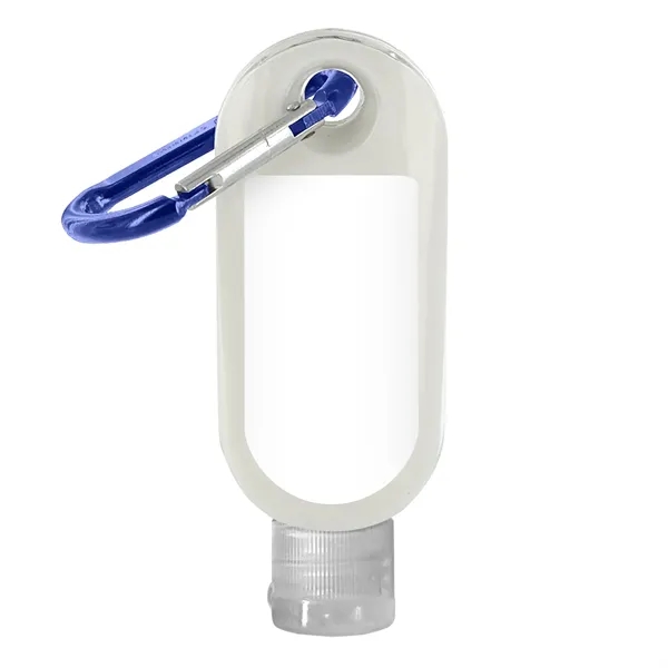SPF 30 Sunscreen in Clear Bottle with Carabiner... from ASI 40480 Koozie Group