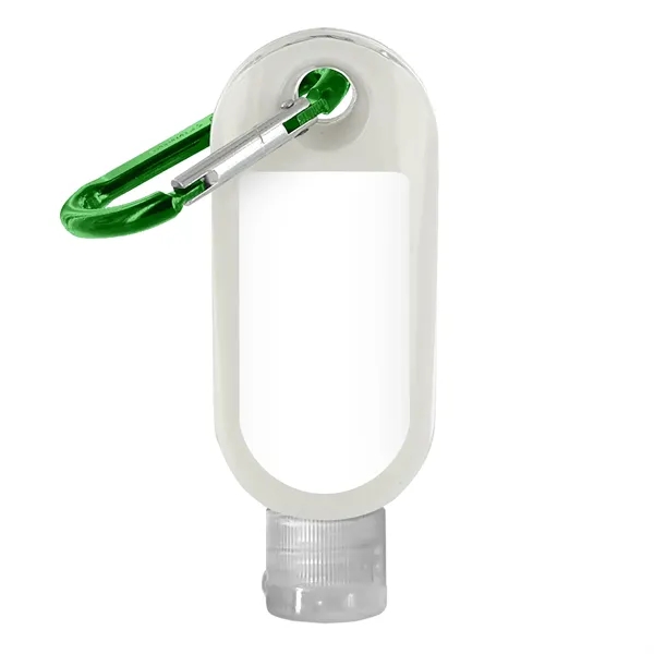 SPF 30 Sunscreen in Clear Bottle with Carabiner... from ASI 40480 Koozie Group
