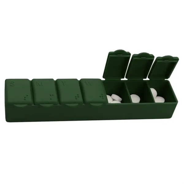 Seven day pill case holds a weeks worth of pills. Made... from ASI 40480 Koozie Group