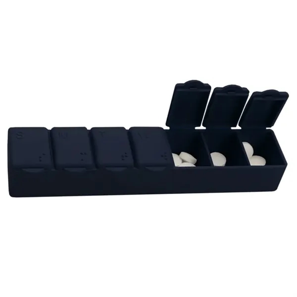 Seven day pill case holds a weeks worth of pills. Made... from ASI 40480 Koozie Group