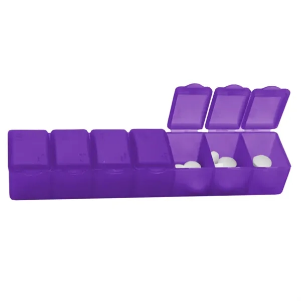 Seven day pill case holds a weeks worth of pills. Made... from ASI 40480 Koozie Group