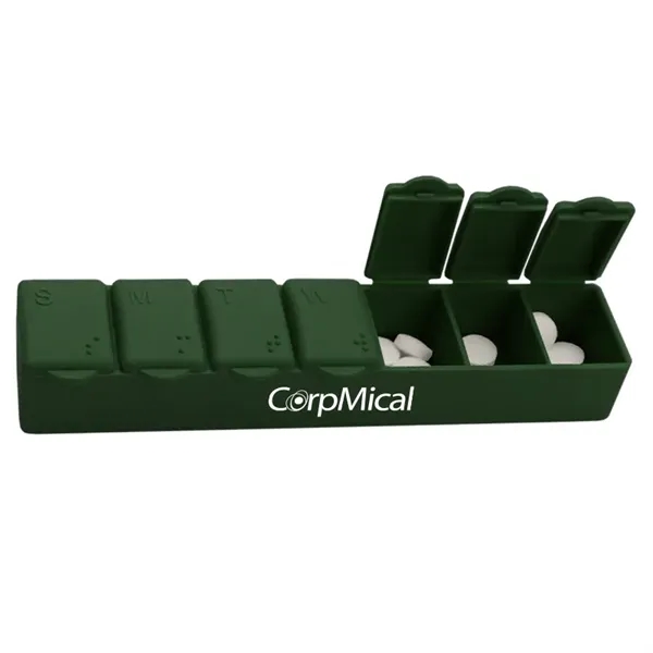 Seven day pill case holds a weeks worth of pills. Made... from ASI 40480 Koozie Group