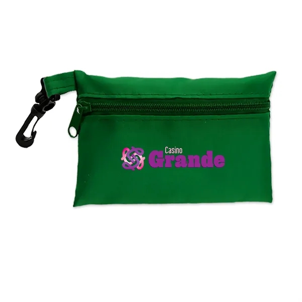 Polyester Zip Tote with clip.... from ASI 40480 Koozie Group