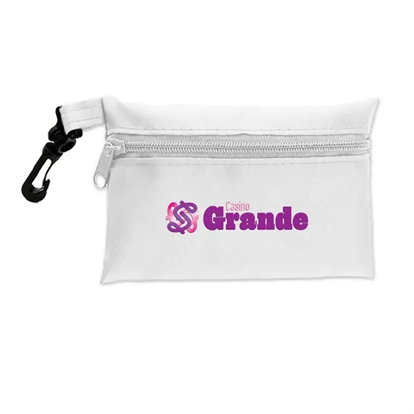 Polyester Zip Tote with clip.... from ASI 40480 Koozie Group