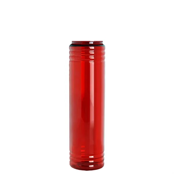 32 oz. Transparent Bottle with Ring Straw lid. Slim Cylinder Design... from ASI 40480 Koozie Group