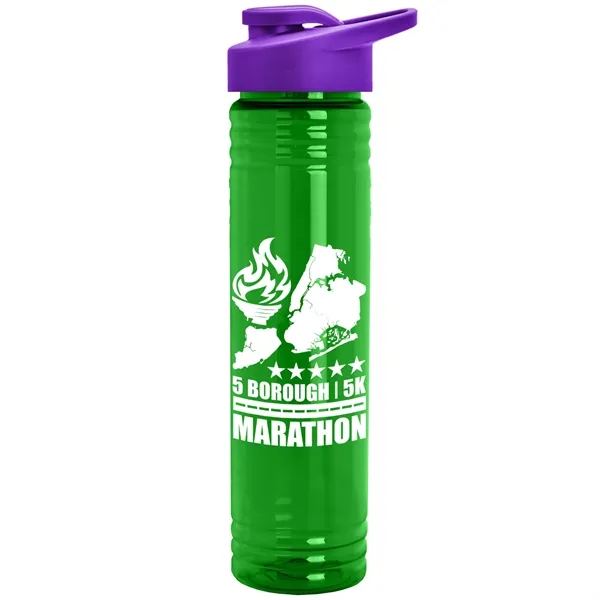 32 oz. Transparent Bottle with Drink thru lid. Made with 50%... from ASI 40480 Koozie Group