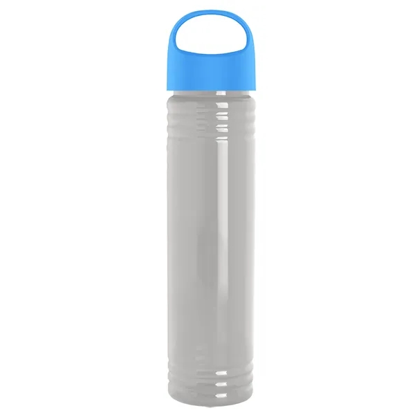 32 oz. Transparent Bottle with Oval Crest lid. Slim Cylinder Design... from ASI 40480 Koozie Group