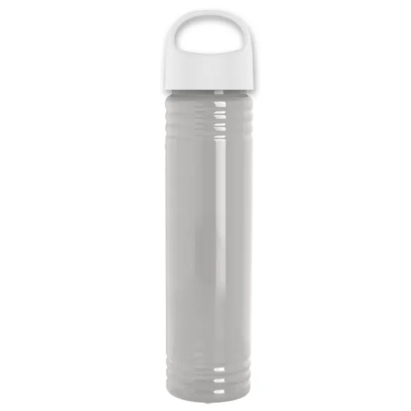 32 oz. Transparent Bottle with Oval Crest lid. Slim Cylinder Design... from ASI 40480 Koozie Group
