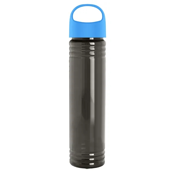 32 oz. Transparent Bottle with Oval Crest lid. Slim Cylinder Design... from ASI 40480 Koozie Group