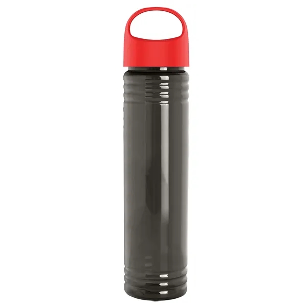 32 oz. Transparent Bottle with Oval Crest lid. Slim Cylinder Design... from ASI 40480 Koozie Group