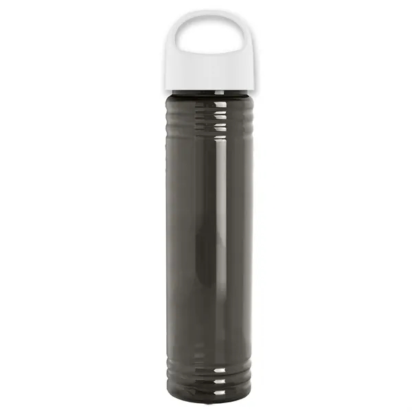 32 oz. Transparent Bottle with Oval Crest lid. Slim Cylinder Design... from ASI 40480 Koozie Group