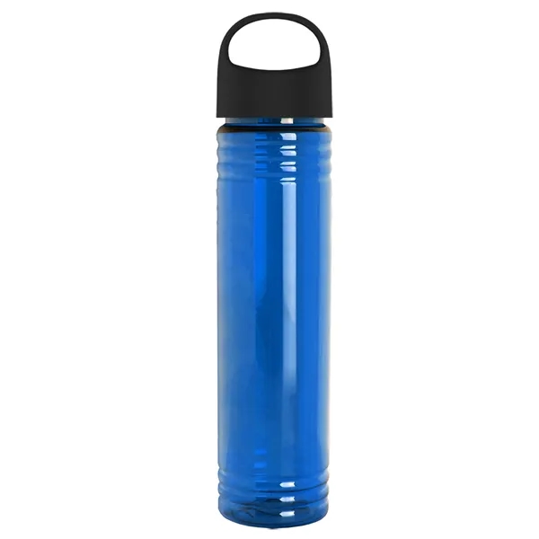 32 oz. Transparent Bottle with Oval Crest lid. Slim Cylinder Design... from ASI 40480 Koozie Group